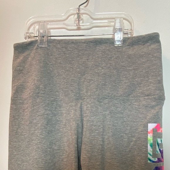 ❤️VS-PINK - Grey High-Waist Cotton Leggings - Picture 4 of 10